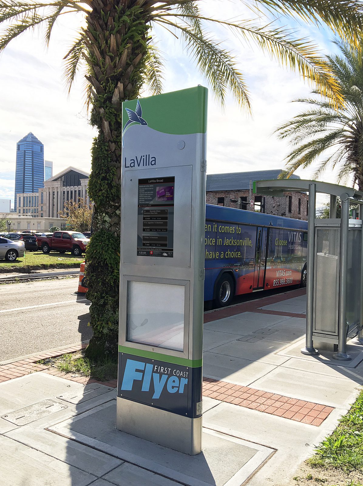 Image of Transit Display at Jacksonville, Florida